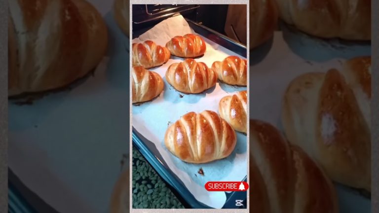 very soft and tasty buns #sweetfoods #bunsrecipe #bunstyles #cooking #cook #croissant #food #baking