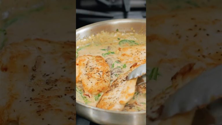 Creamy Tuscan Chicken in 30 Minutes 🍗 #shorts