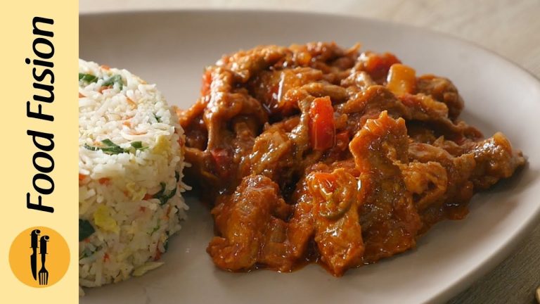 Hot & Spicy Beef recipe by food fusion