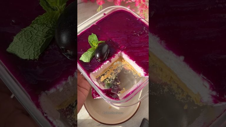 Jamun Cheesecake recipe #shorts #youtubeshorts #shortsfeed