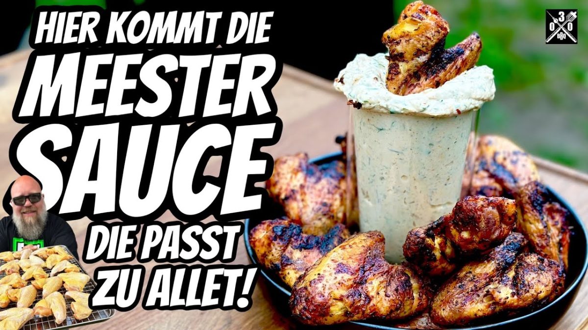 Hier Kommt Die MEESTER Sauce mit easy Chicken Wings bääämmm – 030 BBQ