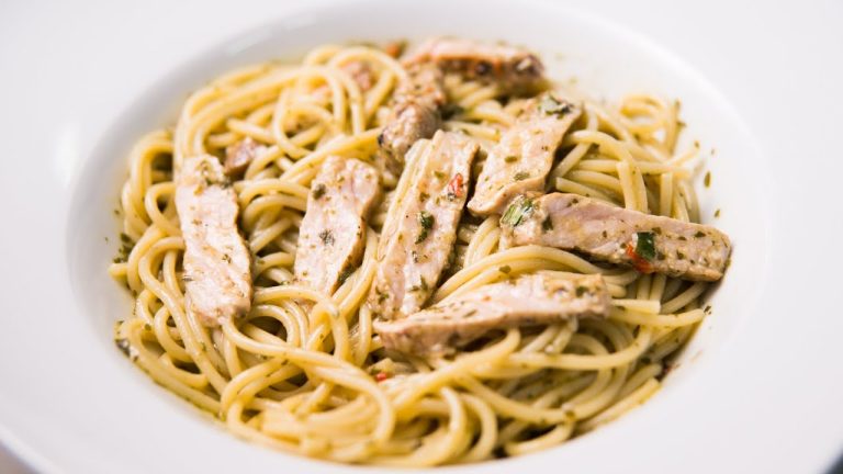 Pork Chow Pesto Pasta Recipe