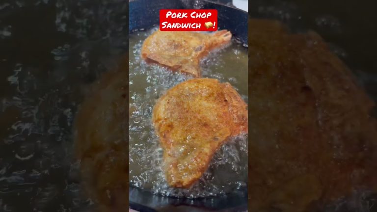 Pork Chop Sandwiches Recipe! 🥪! #therollinggrill