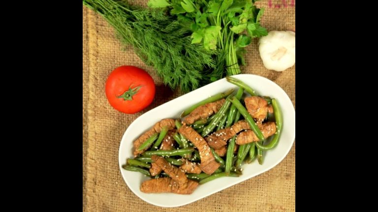Pork Tenderloin with Buttery Green Beans