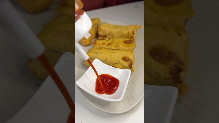 Desi style bread pakoda #shorts #asmr #bread #pakoda