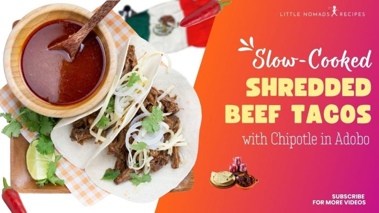 Chipotle Slow-Cooked Shredded Beef Tacos