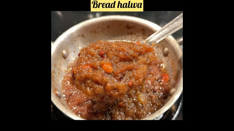 10 நிமிடத்தில் கல்யாண வீட்டு பிரட் அல்வா👌😍|Bread halwa recipe in tamil #bread #halwa #shorts #food