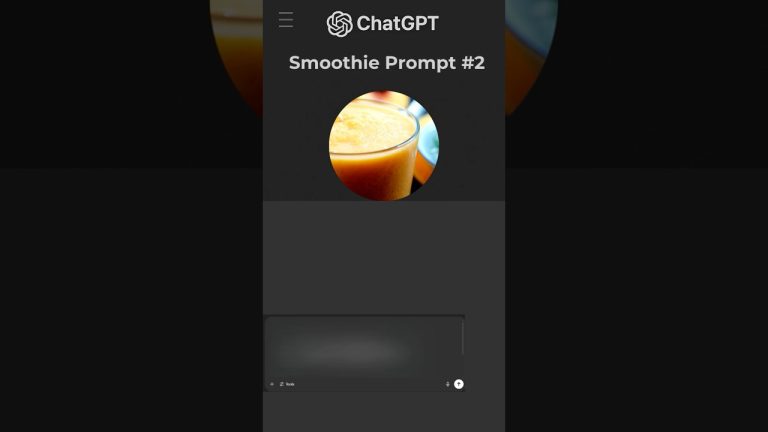 AI Prompt for Smoothie Recipe 2 #aiprompts #smoothierecipes #smoothierecipesforweightloss
