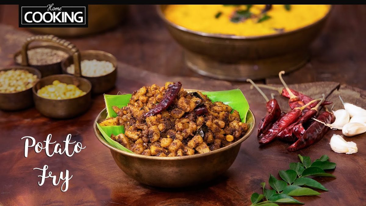 Potato Fry | Spicy Aloo Fry | Spicy Garlic Powder | Side Dishes | Potato Recipes @HomeCookingShow