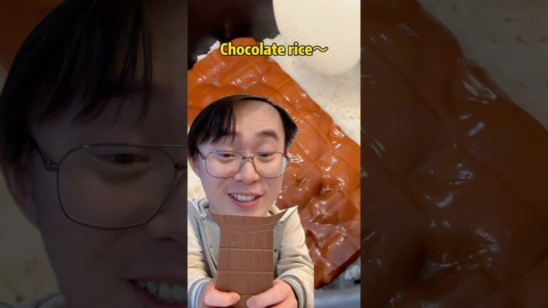 Trying the viral chocolate rice pudding from @SubtleAsianBaking