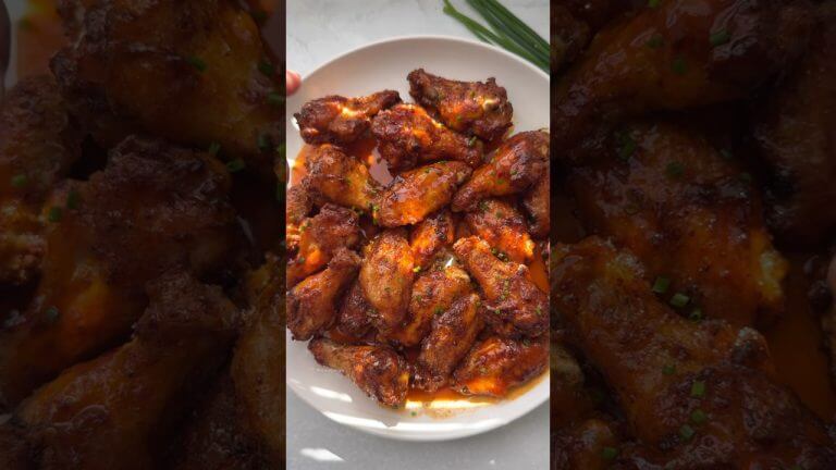 Honey Buffalo Chicken Wings. Recipe #shortsfood #cooking #food #recipes #lifestyle