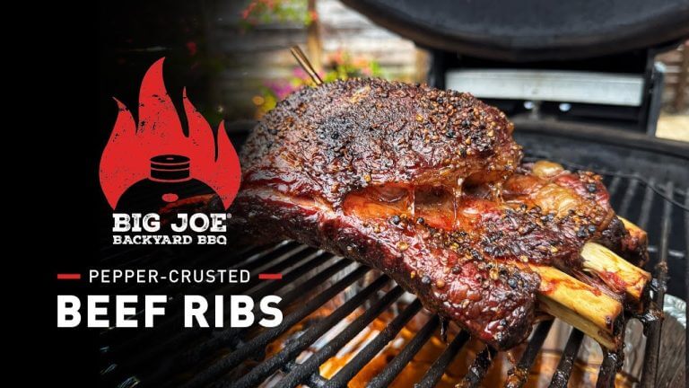 Pepper-Crusted Beef Ribs on the Big Joe® Grill – Series III | Big Joe Backyard BBQ