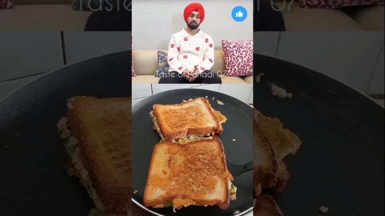 Diljit Dosanjh Favourite Brekfast Bread Omlate Recipe #shorts #food #viral #diljitdosanjh