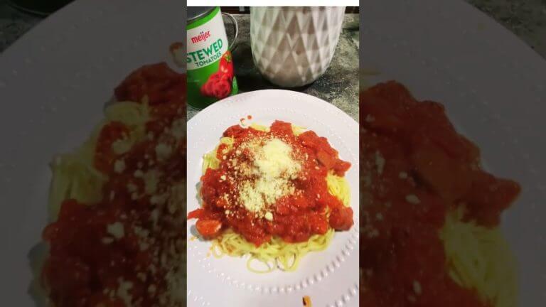 Easy Weiner Pasta For When Your Account Balance is $8 #pasta #pastarecipe