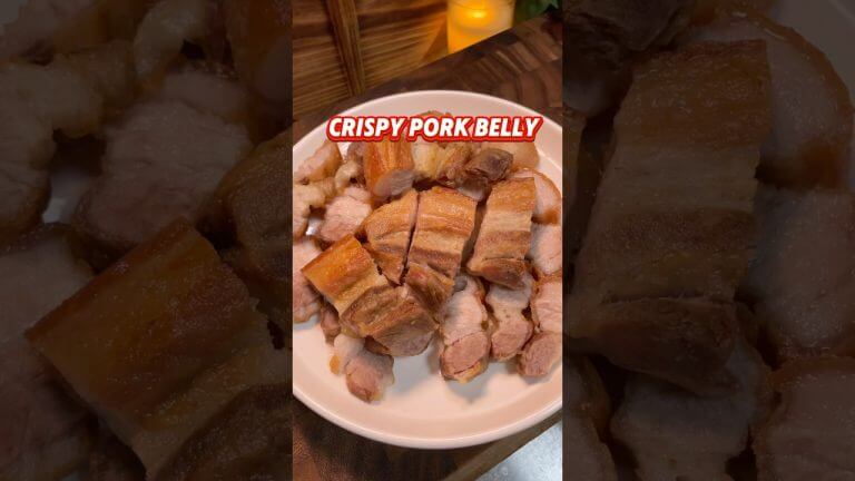 Crispy Pork Belly That’s Not Greasy #porkbelly #crispyporkbelly #porkrecipe #recipe #easyrecipe