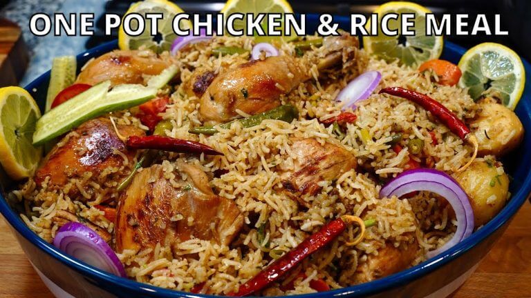 ONE POT CHICKEN & RICE | CHICKEN PULAO WITH A TWIST | Chicken Recipes