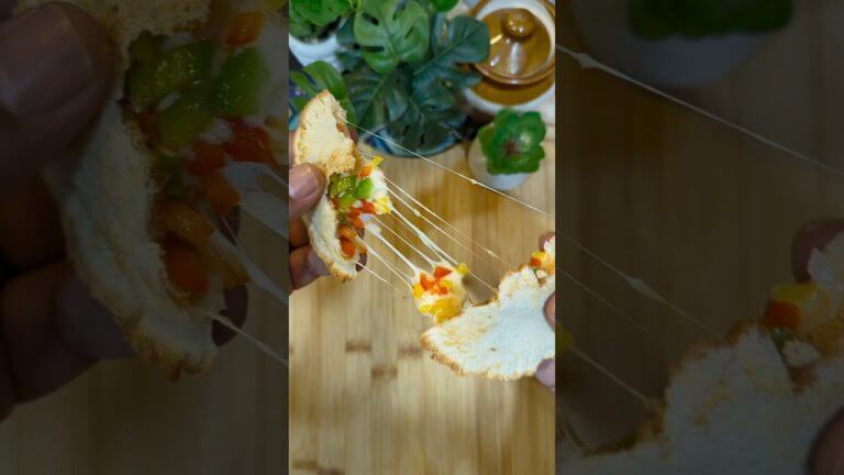 Bread Pizza Pockets #shorts