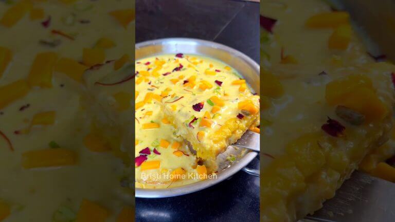 1 bar khayenge to bar bar bnayenge #shorts #bristihomekitchen #mangosujicake
