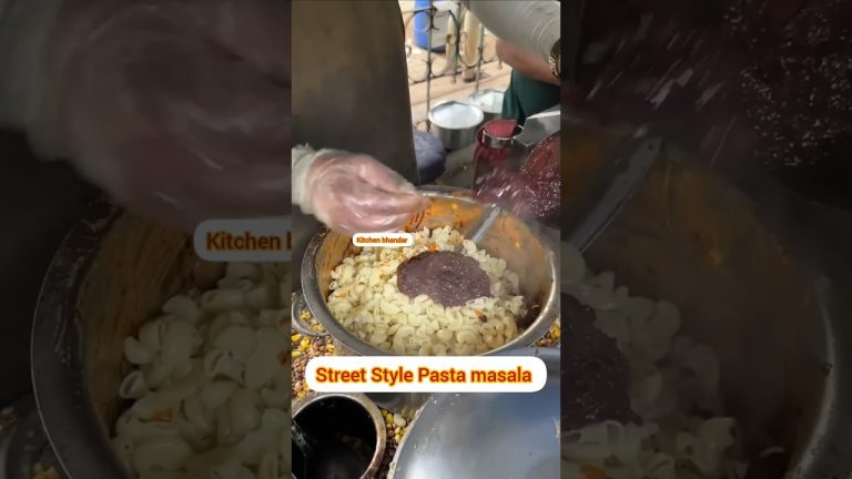Street Style Pasta recipe # Pasta #indianfood #kitchenbhandar ##shorts #youtube