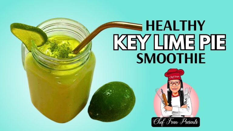 Healthy Key Lime Pie Smoothie With Collagen | Chef Fran Presents