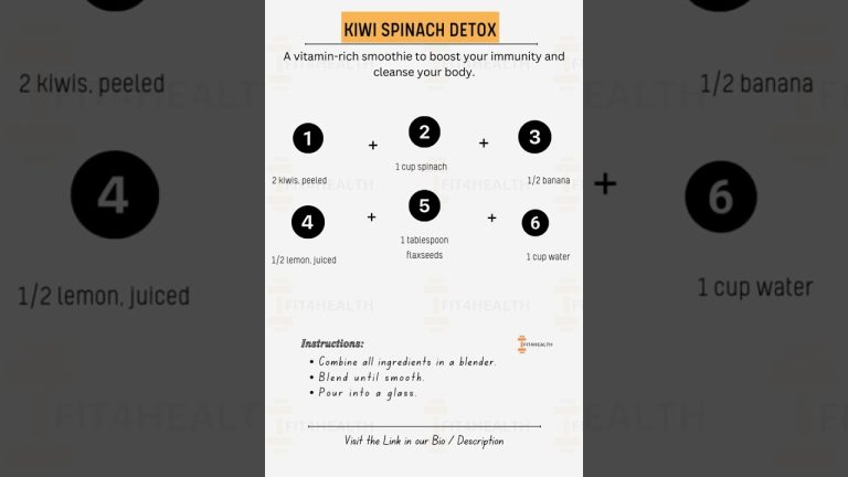 Kiwi Spinach Green Smoothie Recipe | Best Green Smoothie Recipes for Health #shots