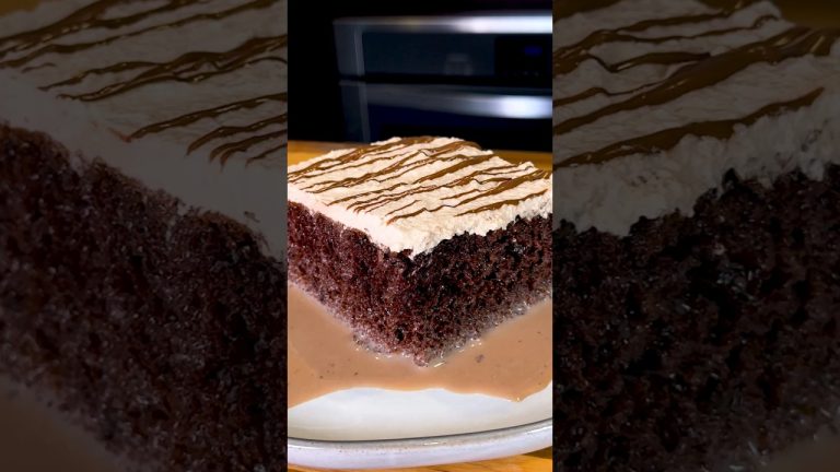 Tres Leches Nutella Cake Recipe #shorts