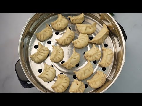 Easy Way Beef / Mutton Momos Recipe | How To Make Steamed Dumplings at Home | Steamed Momo