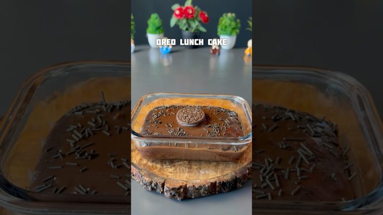 Viral Oreo Lunch Box Cake #shorts #recipe #cake #chocolate #oreo