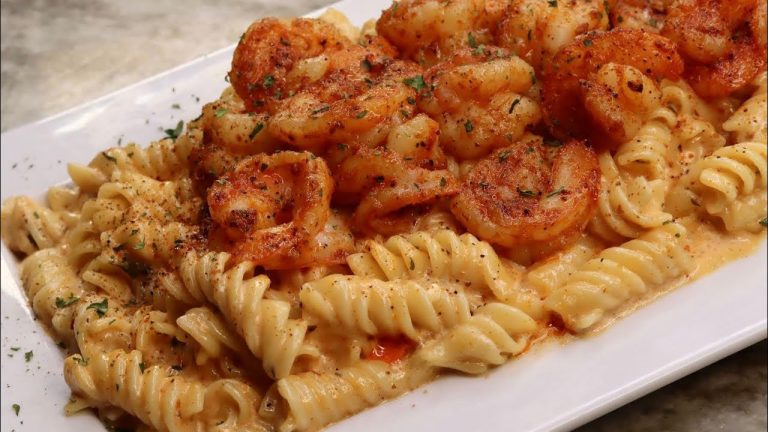 Creamy Shrimp Alfredo Pasta Recipe| How To Make Creamy Shrimp Pasta