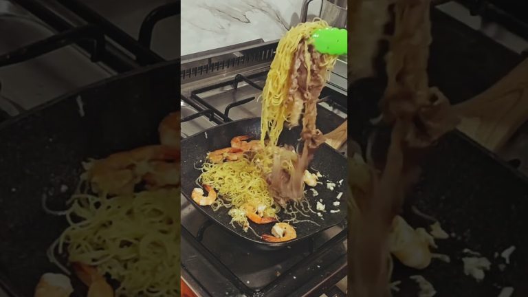 SPAGHETTI UDANG SAT SET LANGSUNG JADI