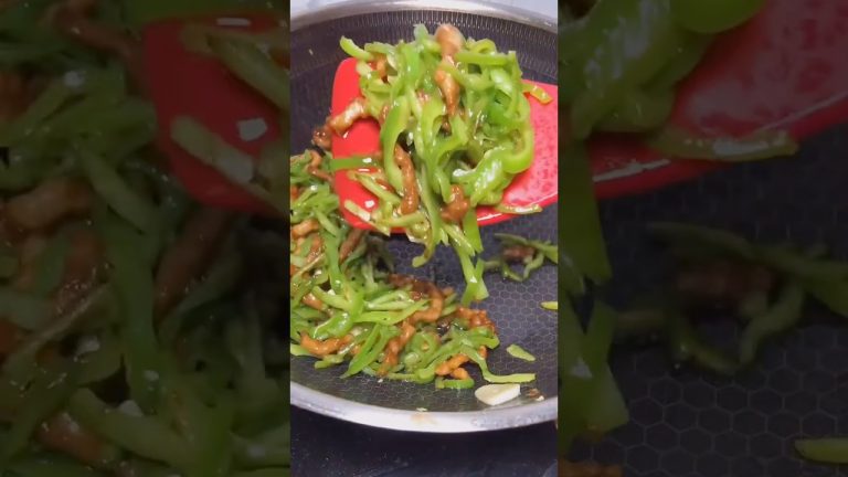 Wok-Blazed Pork & Peppers: Velvet Meets Char #chinesefood #easycooking