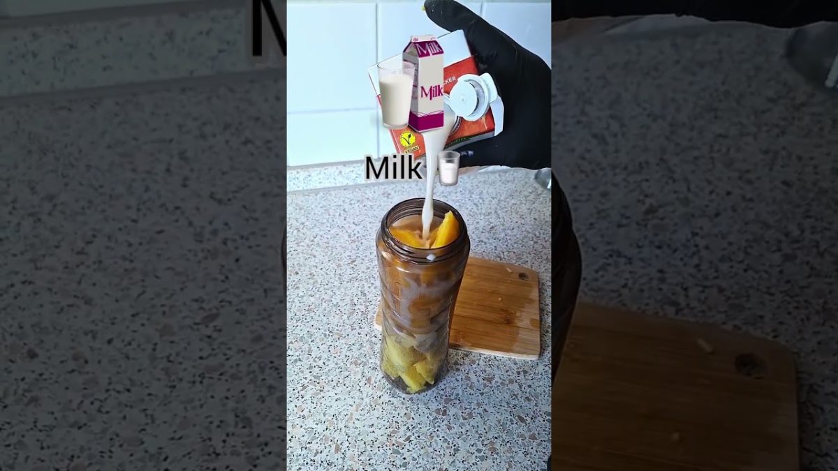 Nutritious, Refreshing Mango 🥭 And Pineapple Smoothie Healthy. | God's Time is Best.