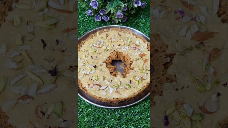 जालीदार घेवर रेसिपी | ghevar recipe | ghevar sweet recipe #shorts #mykitchen #ytshort