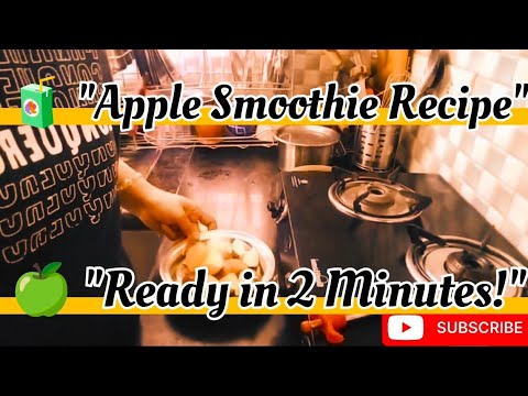 🍏 Apple Smoothie Recipe #cooking #video #shortsfeed #shorts #cookingvideo