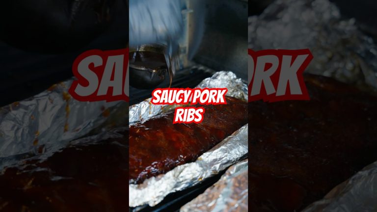 Saucy Apple Cherry Habanero Ribs. #meatchurch #Ribs #BBQ #shorts