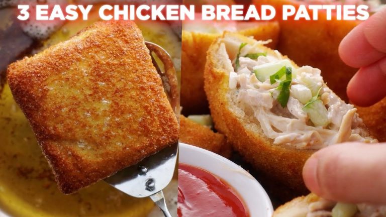 3 Easy Chicken Bread Patties Recipes