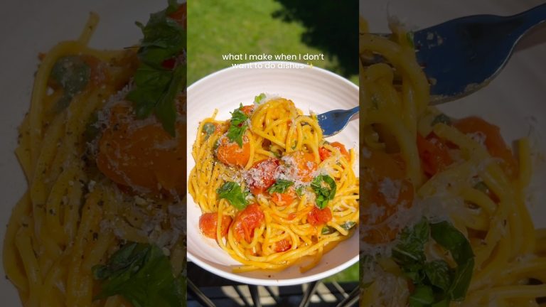 one pan pasta 🍝 #shorts #recipe