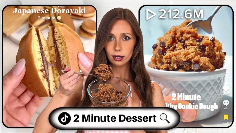 I Tested 2-MINUTE TikTok Dessert Recipes 🍰