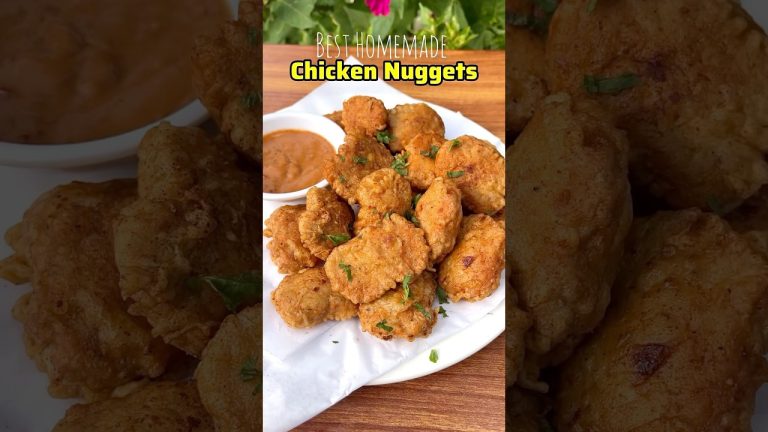 Chicken nuggets recipe #shortsfeed #recipe #cooking #nuggets #chicken