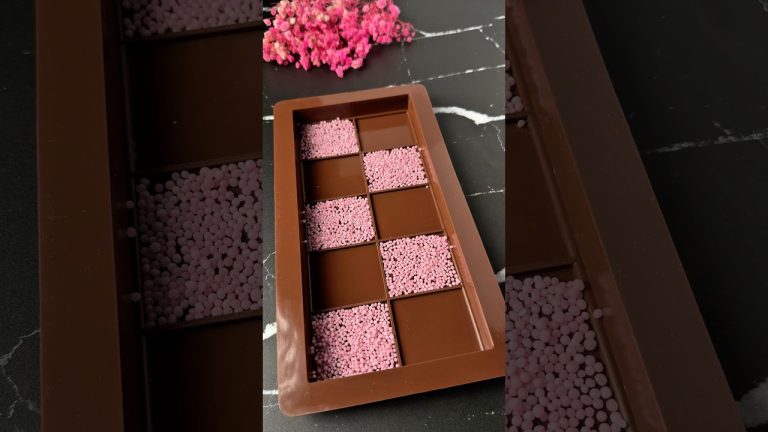 Not Dubai Chocolate ! 🍫 🩷 Viral ASMR chocolate recipe ! #asmr #asmrsounds #asmrchocolate