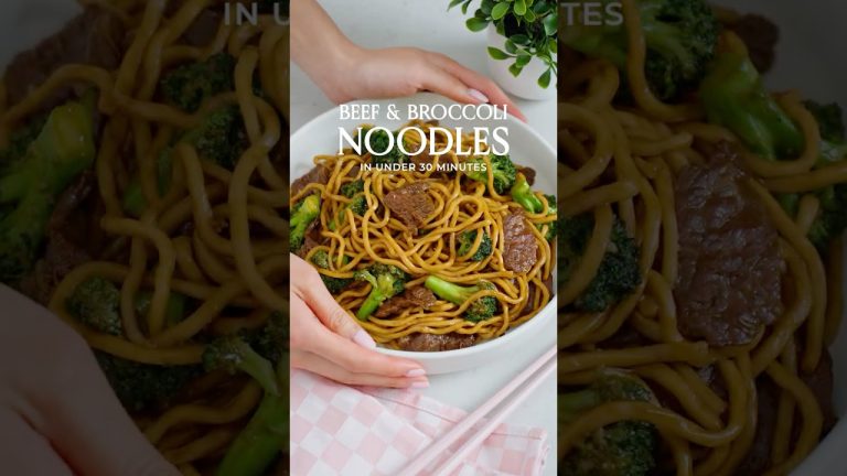 Beef and Broccoli… Noodles?! 😍