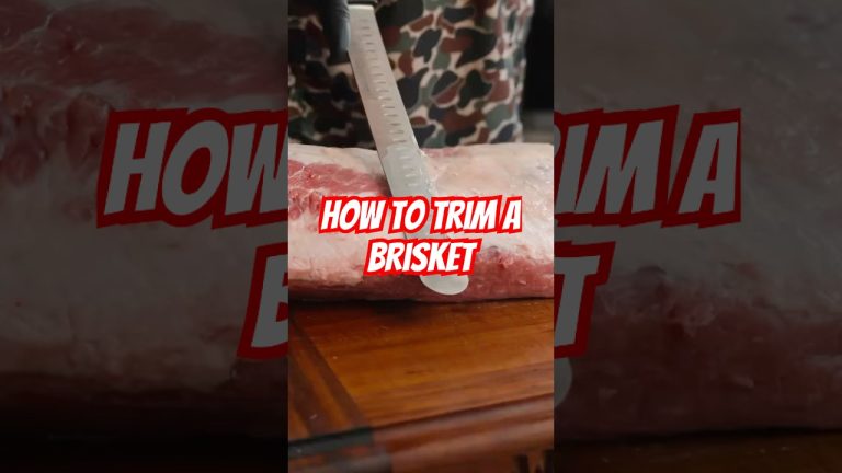 How to trim a brisket like a Texas Pitmaster! #meatchurch #brisket #bbq #shorts
