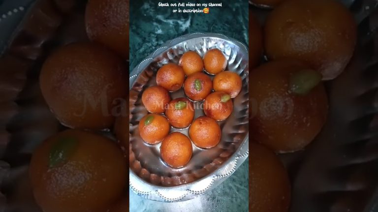 | Easy Way To Make Bread Gulab Jamun🤩😋 | #shorts #sweet #dessert #recipe