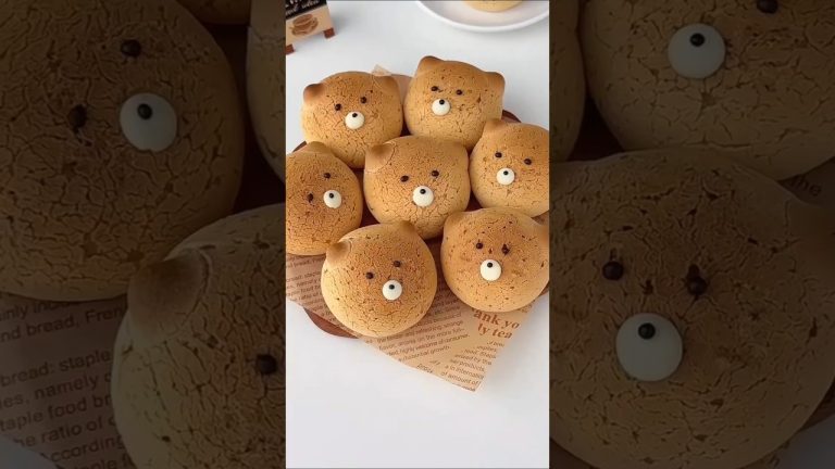 Chocolate Bear Cake puffs | You won't stop eating it | Easy to make #delicious #cake