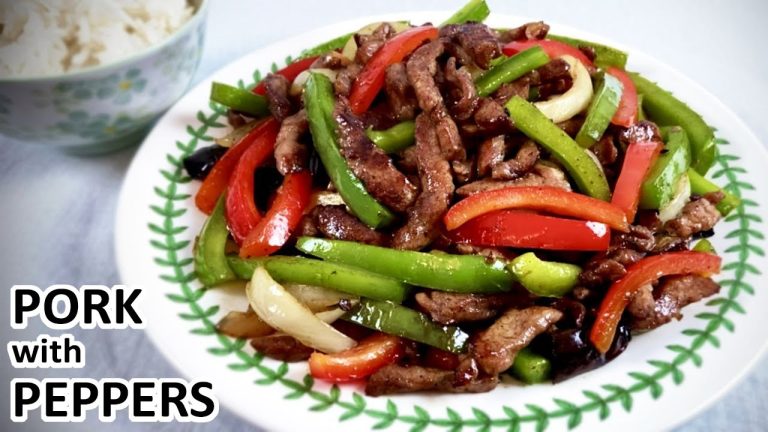 Pork and Bell Pepper Stir-Fry Recipe | Easy Chinese Dish