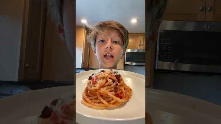 Bucatini All Amatriciana! #shorts #pasta #tomato #italian #fyp #viral #food #cooking #trending