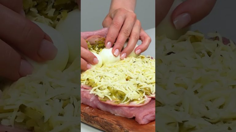 A butcher taught me! How to cook the most delicious meat roulade!