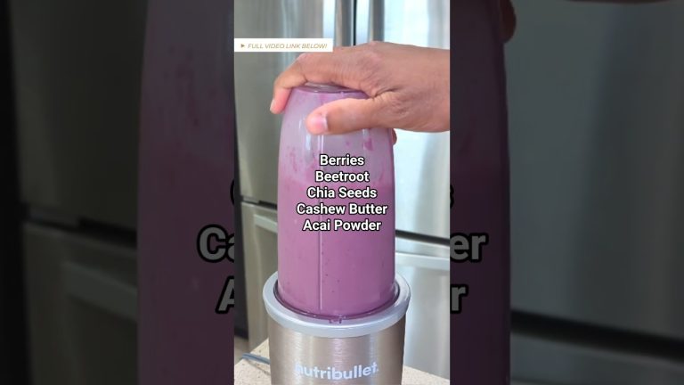 Incredible Smoothie w/ Cashew Butter & Beetroot Powder!! #smoothierecipes