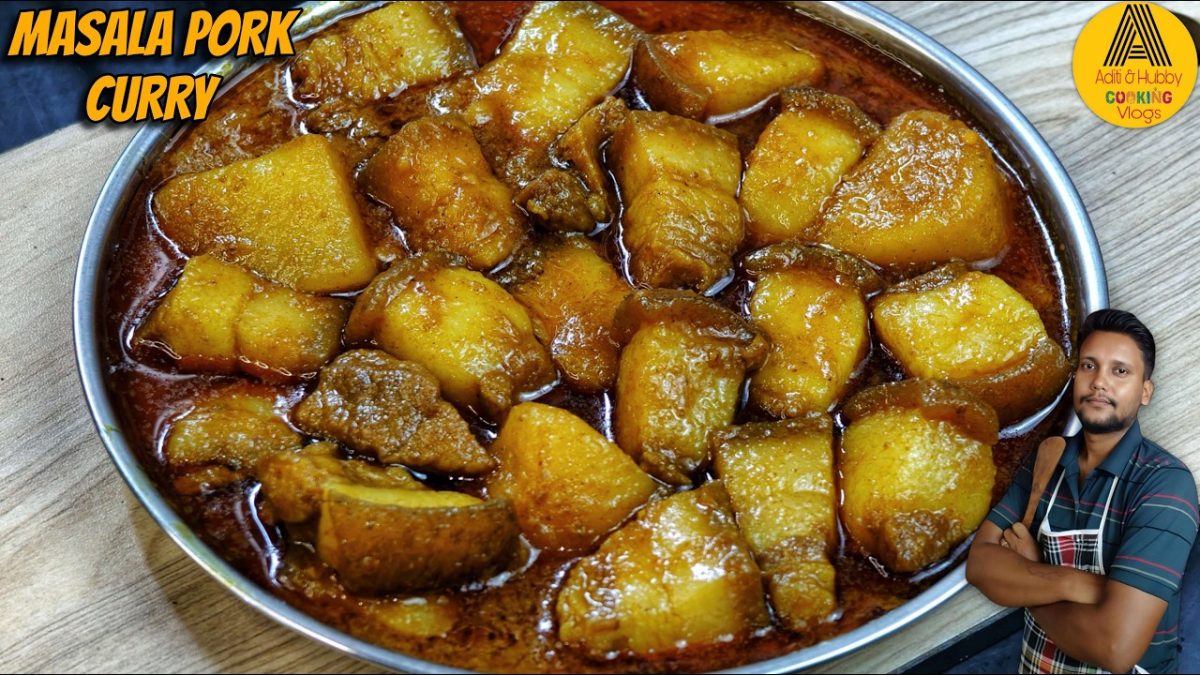 This Masala Pork Curry Recipe Tastes So Delicious | Spicy Pork Belly Curry | Pork Curry With Potato