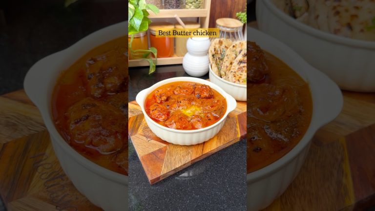 #ytshorts Best Butter chicken Recipe😍| Creamy & Delicious butter chicken using  @nestasiahomedecor